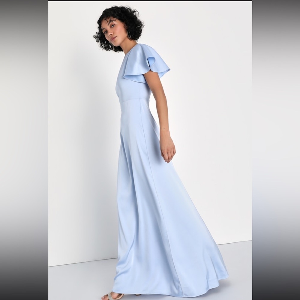Infinite Invites Powder Blue Lulu’s dress NWT